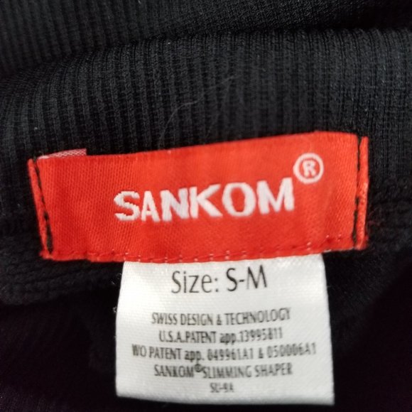 Sankom Patent Shaper Slimmer Posture Correction Black Size S/M NEW - Picture 4 of 6